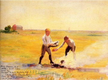 消防艇の少年たち トーマス・ポロック・アンシュツ Oil Paintings